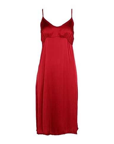 BRAND UNIQUE Short dress Brick red 100% Viscose