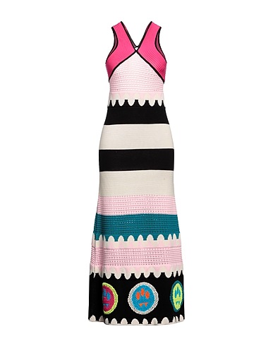 BARROW Langes Kleid Rosa 100% Baumwolle
