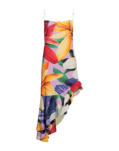 ETRO Midi dress Lilac 100% Silk