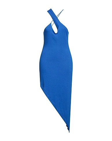 LAMA JOUNI Vestito corto Blu china 96% Viscosa, 4% Elastan