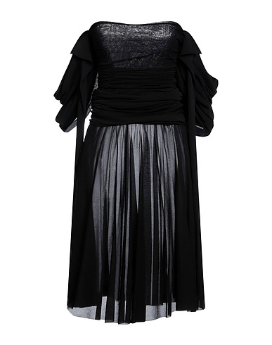 PHILOSOPHY di LORENZO SERAFINI Robe mi-longue Noir 100% Polyamide