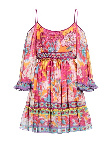 GAI MATTIOLO Short dress Garnet 50% Polyester, 45% Rayon, 5% Lycra®