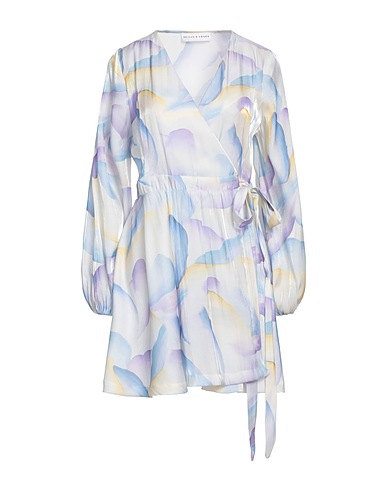 SKILLS & GENES Robe courte Bleu ciel 60% Polyester, 40% Viscose