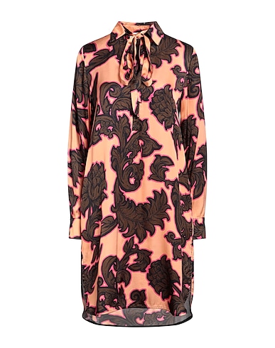 BRAND UNIQUE Shirt dress Apricot 100% Viscose