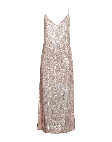 ELI_BLUMEN Long dress Platinum 95% Polyester, 5% Elastane