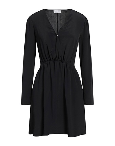 REBEL QUEEN by LIU •JO Short dress Black 82% Acetate, 18% Silk