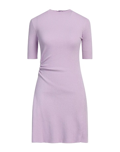 MAJE Short dress Mauve 32% Polyamide, 31% Polyester, 18% Acrylic, 17% Wool, 2% Elastane