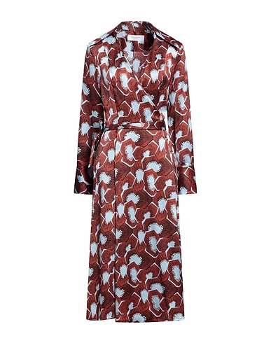 EQUIPMENT Midi dress Sky blue 100% Silk