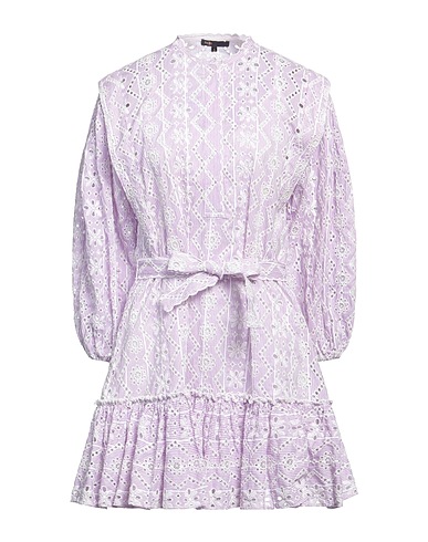 MAJE Short dress Purple 100% Cotton