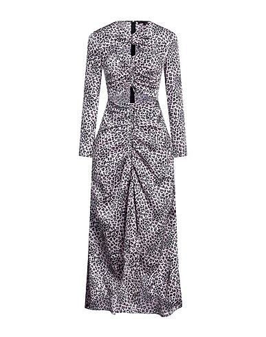 MAJE Midi dress Lilac 99% Polyester, 1% Elastane