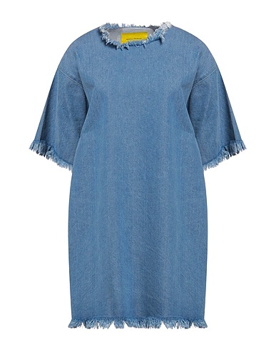 MARQUES' ALMEIDA Denim dress Blue 43% Refibra™, 40% Recycled cotton, 17% Organic cotton