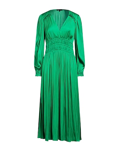 MAJE Long dress Green 100% Polyester