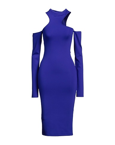 OFF-WHITE™ Midi dress Bright blue 86% Polyamide, 14% Elastane