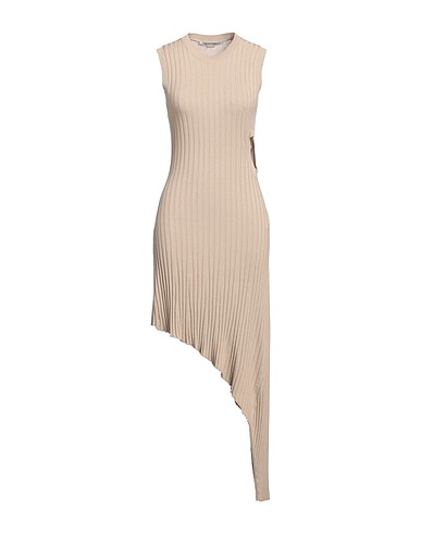 STELLA McCARTNEY Sheath dress Beige 88% Viscose, 12% Polyester