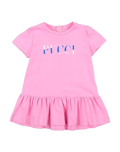 PUCCI Vestido para bebé  Pink 96% Cotton, 4% Elastane