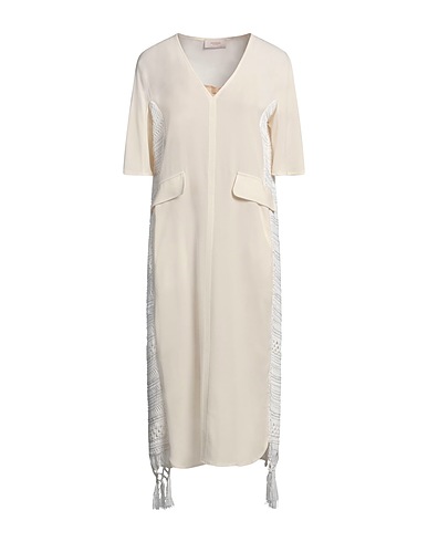 AGNONA Midi dress Cream 54% Viscose, 46% Acetate