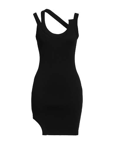 BOYAROVSKAYA Sheath dress Black 98% Cotton, 2% Elastane