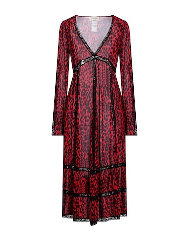 ANNA MOLINARI Midi dress Red 100% Viscose