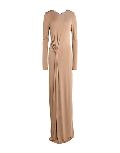 SAINT LAURENT Long dress Sand 100% Viscose