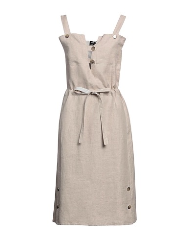 GIORGIO ARMANI Midi dress Beige 100% Linen