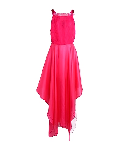 GIORGIO ARMANI Midi dress Fuchsia 100% Polyester, Polyamide, Silk