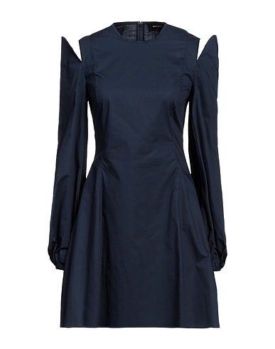 ROCHAS Vestito corto Blu notte 100% Cotone