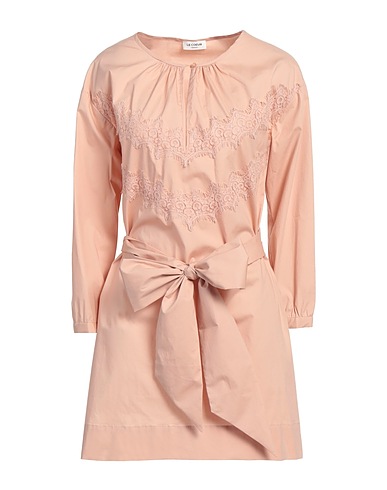 LE COEUR TWINSET Kurzes Kleid Hellrosa 96% Baumwolle, 4% Elastan