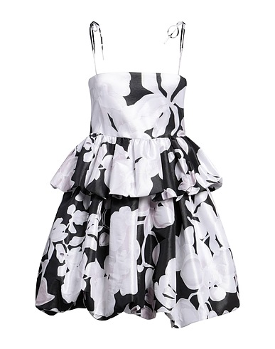 KIKA VARGAS Short dress Black 65% Polyester, 30% Nylon, 5% Elastane