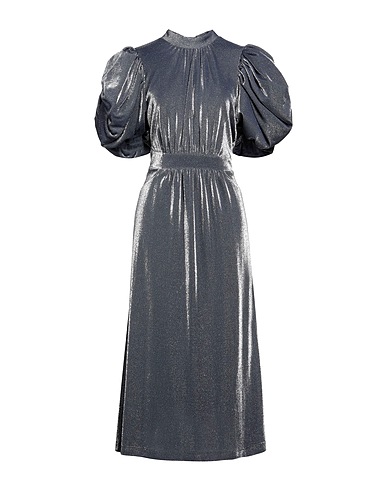 ROTATE BIRGER CHRISTENSEN Midi dress Navy 65% Polyamide, 35% Polyester