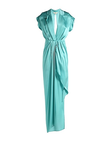 W LES FEMMES by BABYLON Long dress Turquoise 100% Viscose