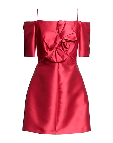EMPORIO ARMANI Short dress Coral 89% Polyester, 11% Silk