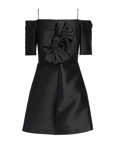 EMPORIO ARMANI Short dress Black 89% Polyester, 11% Silk