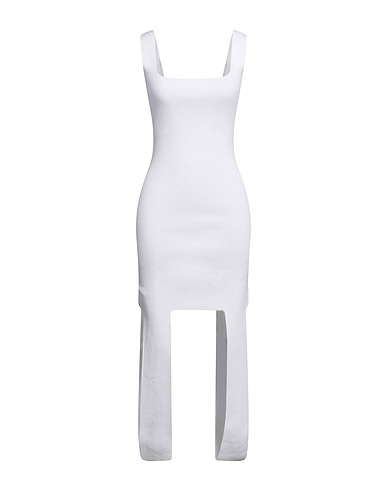 BOYAROVSKAYA Sheath dress White 86% Viscose, 14% Polyester