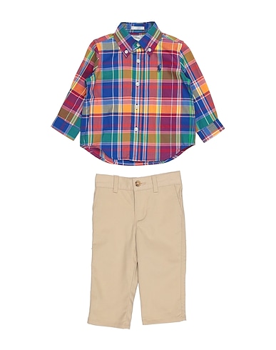 POLO RALPH LAUREN Conjunto para bebé Plaid Cotton Shirt & Chino Pant Set
100% Algodón
