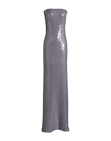 N°21 Long dress Grey 96% Polyester, 4% Elastane