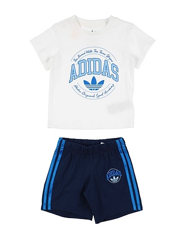 ADIDAS ORIGINALS Babykleidung-Set  SHORT TEE SET
 Weiß 100% Baumwolle