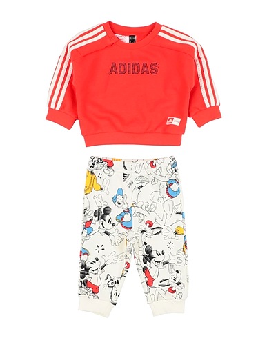 ADIDAS Ensemble bébé  I DY MM JOG
 Rouge vif 77% Coton, 23% Polyester recyclé, Élasthanne