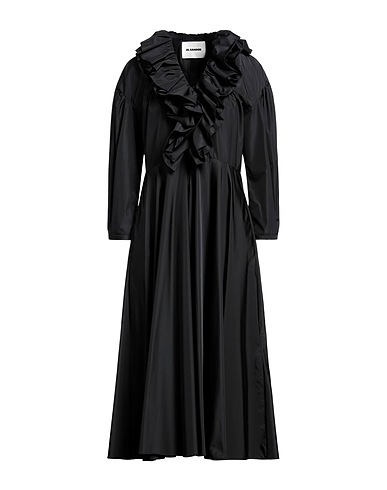 JIL SANDER Midi dress Black 100% Polyester