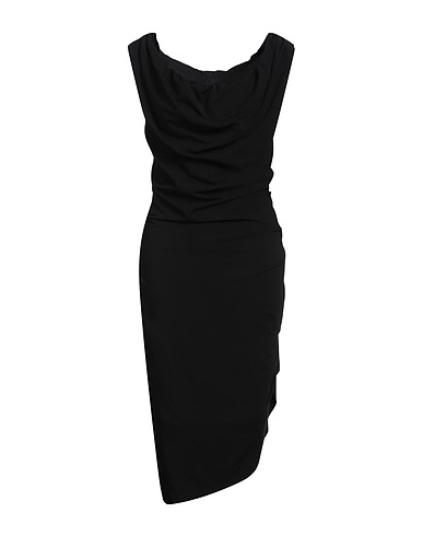 VIVIENNE WESTWOOD Midi dress Black 92% Viscose, 8% Elastane