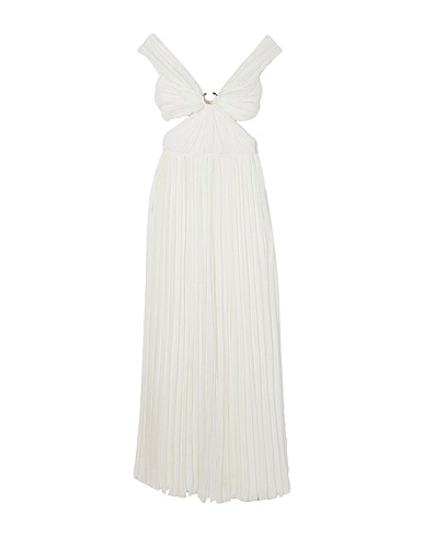 CHLOÉ Langes Kleid Elfenbein 100% Seide
