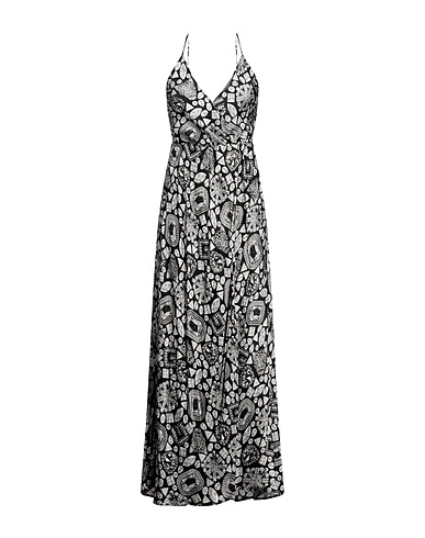 GAëLLE Paris Long dress Black 100% Polyester
