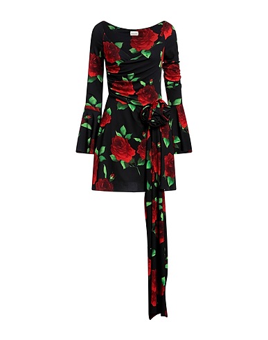 MAGDA BUTRYM Sheath dress Black 98% Viscose, 2% Elastane