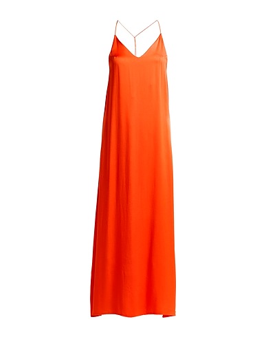 THE NINA STUDIO Long dress Orange 100% Silk