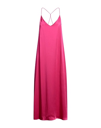 THE NINA STUDIO Long dress Fuchsia 100% Silk