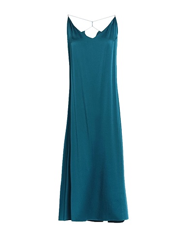 THE NINA STUDIO Long dress Deep teal 100% Silk
