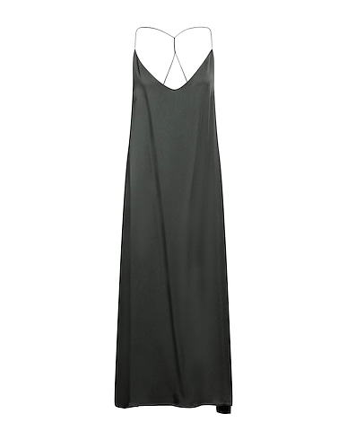 THE NINA STUDIO Special occasion dress VERDE SCURO 100% Silk