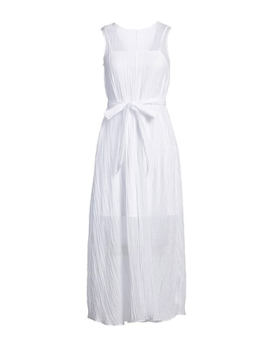 ARMANI EXCHANGE Long dress White 70% Lyocell, 30% Polyamide
