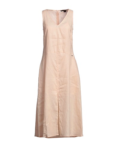 ARMANI EXCHANGE Midi dress Blush 100% Linen