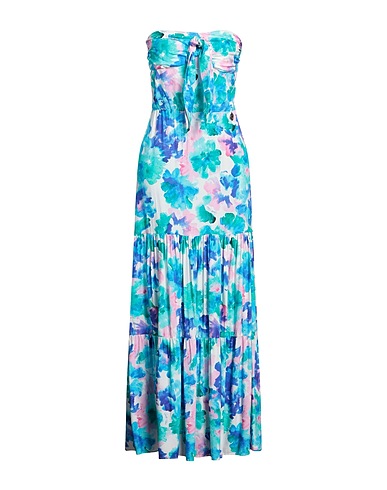 GAëLLE Paris Long dress White 100% Viscose