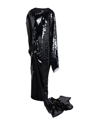 RICK OWENS Long dress Black 100% Cupro